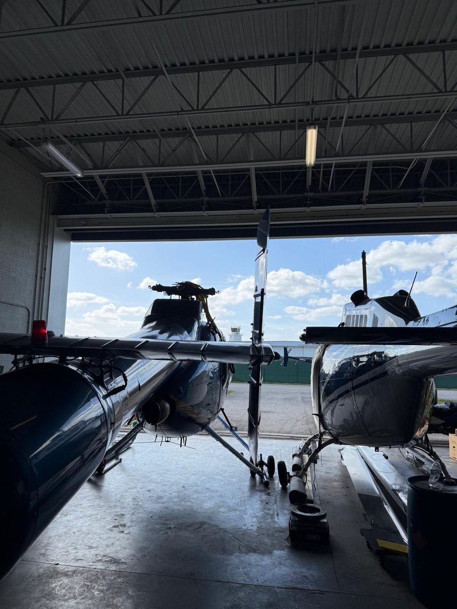 MD 520N vista hangar